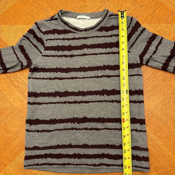 A.L.C. Grey and Black Striped Top Size Small - Picture 7 of 7